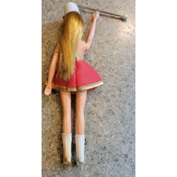 Vintage Topper Dawn Majorette Connie Original Baton Boots Hat Uniform 1970 1971 - Picture 5 of 7